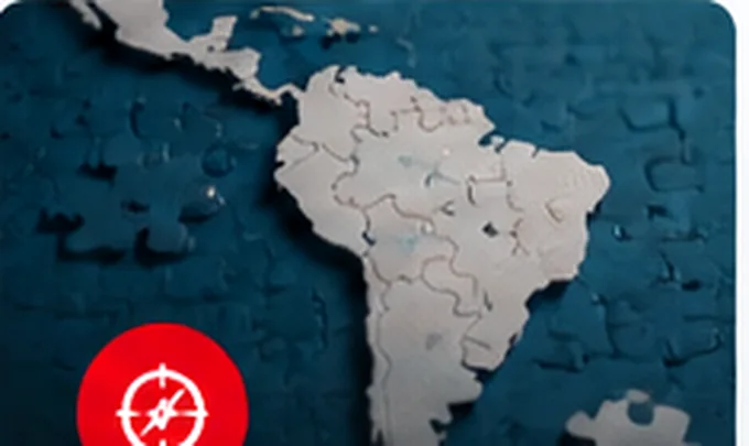 Representación geográfica de Latinoamérica y redes de colaboración